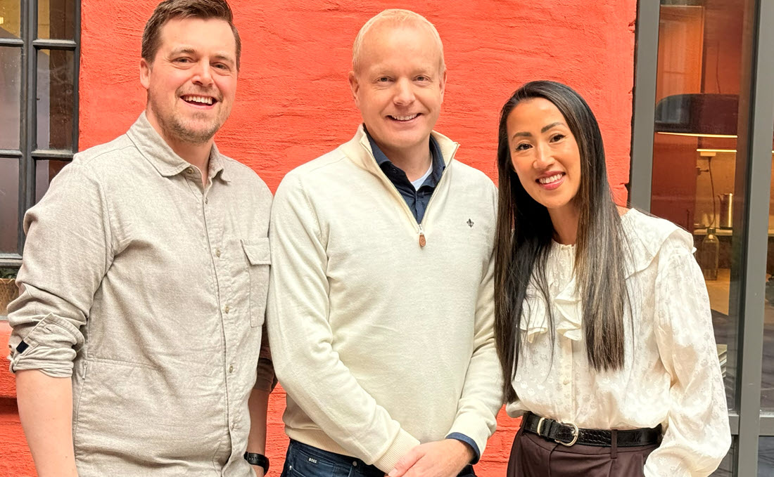 Juryledelsen 2026 f.v. Patric Ligner (Publicis), Inge Hofstad Kjeilen (dentsu), Ann Jack (WPP Media)