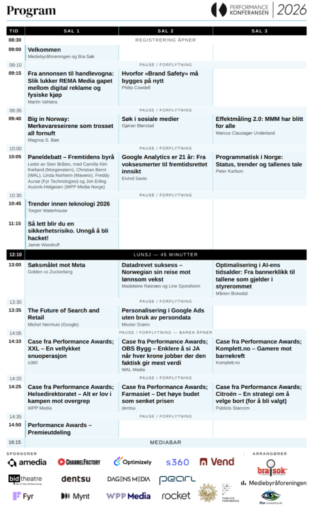 program performancekonferansen 2026 mobil vertikalt